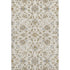 5' X 8' Ivory Copper And Gray Moroccan Washable Area Rug With UV Protection