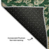 8' X 10' Emerald Beige And Taupe Floral Medallion Washable Area Rug With UV Protection