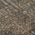 8' X 10' Brown Blue And Purple Floral Washable Area Rug With UV Protection