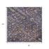 5' X 8' Eggplant Orange And Green Floral Washable Area Rug With UV Protection