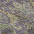 5' X 8' Purple Gray And Olive Green Floral Washable Area Rug With UV Protection