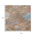 8' X 10' Orange Teal And Pink Floral Washable Area Rug With UV Protection
