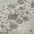 5' X 8' Ivory Brown And Gray Floral Washable Area Rug With UV Protection