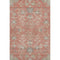 8' X 10' Coral Beige And Taupe Floral Washable Area Rug With UV Protection