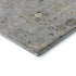 5' X 8' Gray Ivory And Gold Floral Washable Area Rug With UV Protection