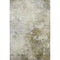 5' X 8' Wheat Ivory And Taupe Abstract Washable Area Rug With UV Protection