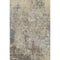 8' X 10' Beige Blue And Gray Abstract Washable Area Rug With UV Protection