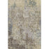 8' X 10' Beige Blue And Gray Abstract Washable Area Rug With UV Protection