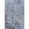 5' X 8' Blue And Gray Abstract Washable Area Rug With UV Protection