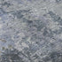 5' X 8' Blue And Gray Abstract Washable Area Rug With UV Protection