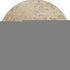 8' Copper And Beige Abstract Washable Round Rug With UV Protection