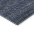 5' X 8' Navy Blue And Beige Geometric Washable Area Rug With UV Protection