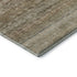 8' X 10' Copper Gray And Beige Striped Washable Area Rug With UV Protection