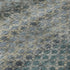8' X 10' Blue Gray And Beige Striped Washable Area Rug With UV Protection