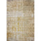8' X 10' Gold Ivory And Beige Geometric Washable Area Rug With UV Protection