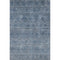 8' X 10' Blue And Silver Abstract Washable Area Rug With UV Protection