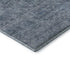 8' X 10' Blue And Silver Abstract Washable Area Rug With UV Protection