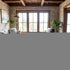 8' X 10' Gray And Silver Abstract Washable Area Rug With UV Protection