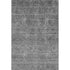8' X 10' Gray And Silver Abstract Washable Area Rug With UV Protection