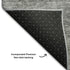 8' X 10' Gray And Silver Abstract Washable Area Rug With UV Protection