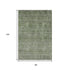 8' X 10' Olive Green And Silver Abstract Washable Area Rug With UV Protection