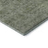 8' X 10' Olive Green And Silver Abstract Washable Area Rug With UV Protection