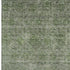 8' X 10' Olive Green And Silver Abstract Washable Area Rug With UV Protection