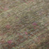 8' X 10' Artichoke Green And Pink Abstract Washable Area Rug With UV Protection
