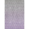 5' X 8' Lavender And Ivory Geometric Washable Area Rug With UV Protection