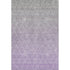 5' X 8' Lavender And Ivory Geometric Washable Area Rug With UV Protection