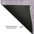 5' X 8' Lavender And Ivory Geometric Washable Area Rug With UV Protection