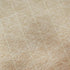 8' Salmon And Beige Geometric Washable Round Rug With UV Protection