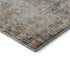 5' X 8' Beige Gray And Copper Abstract Washable Area Rug With UV Protection