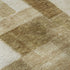 8' Terra Cotta Beige And Copper Geometric Washable Round Rug With UV Protection