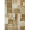 8' X 10' Terra Cotta Beige And Copper Geometric Washable Area Rug With UV Protection