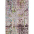 9' X 12' Lavender Green And Teal Abstract Washable Area Rug With UV Protection