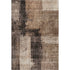 5' X 8' Brown Beige And Taupe Abstract Washable Area Rug With UV Protection