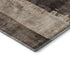 5' X 8' Brown Beige And Taupe Abstract Washable Area Rug With UV Protection