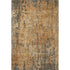 9' X 12' Copper And Gray Abstract Washable Area Rug With UV Protection