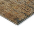 9' X 12' Copper And Gray Abstract Washable Area Rug With UV Protection