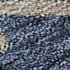 9' X 12' Navy Blue Copper And Gray Floral Washable Area Rug With UV Protection