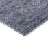 5' X 8' Blue Charcoal And Gray Abstract Geometric Washable Area Rug With UV Protection