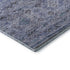 8' X 10' Blue Charcoal And Gray Abstract Geometric Washable Area Rug With UV Protection
