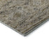 5' X 8' Brown Beige And Blue Abstract Geometric Washable Area Rug With UV Protection