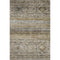 8' X 10' Brown Beige And Blue Abstract Geometric Washable Area Rug With UV Protection