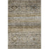 8' X 10' Brown Beige And Blue Abstract Geometric Washable Area Rug With UV Protection