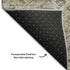 9' X 12' Brown Beige And Blue Abstract Geometric Washable Area Rug With UV Protection