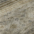 9' X 12' Brown Beige And Blue Abstract Geometric Washable Area Rug With UV Protection