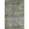 8' X 10' Pewter Olive Green And Beige Tribal Washable Area Rug With UV Protection
