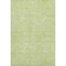 5' X 8' Mint Green And Ivory Floral Washable Area Rug With UV Protection